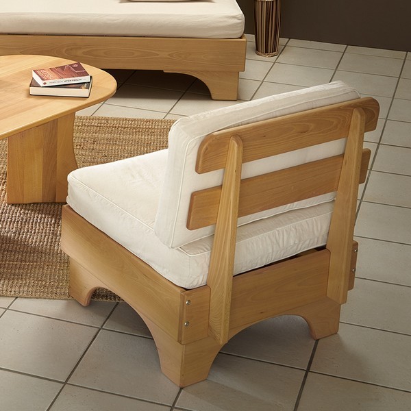 Fauteuil - pouf - Futaine