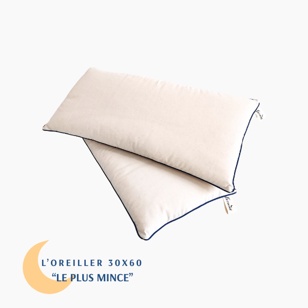 Oreiller mince 30x60 bio