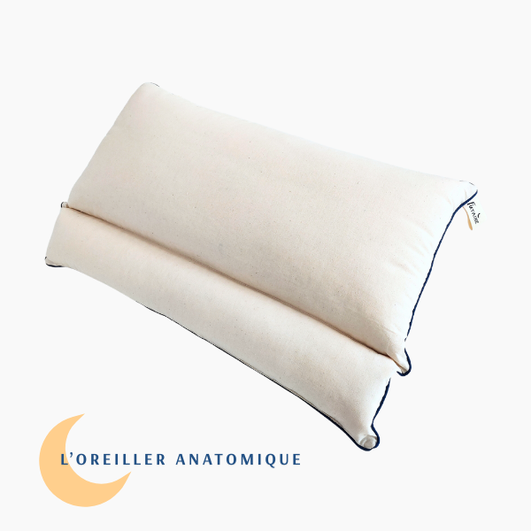 L’oreiller anatomique 40x60 en coton bio