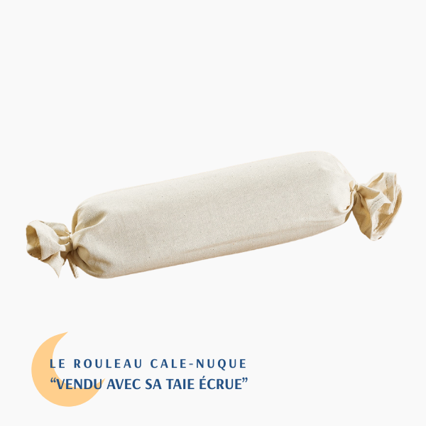 Rouleau cale nuque en coton bio