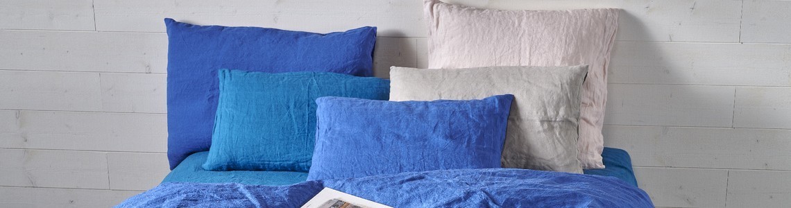 Linge de lit en lin, 100% pur lin de France, BOUTIQUE FUTAINE fabrication en Ariège