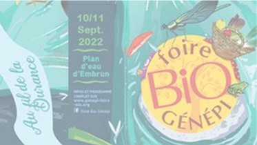 1ère visite pour Futaine à la Foire Bio Génépi à Embrun (05) les 10 et 11 septembre Futaine